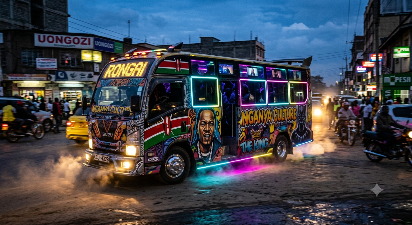 Inside Nairobi's Matatu Culture — Where Art, Music & Public Transport Collide