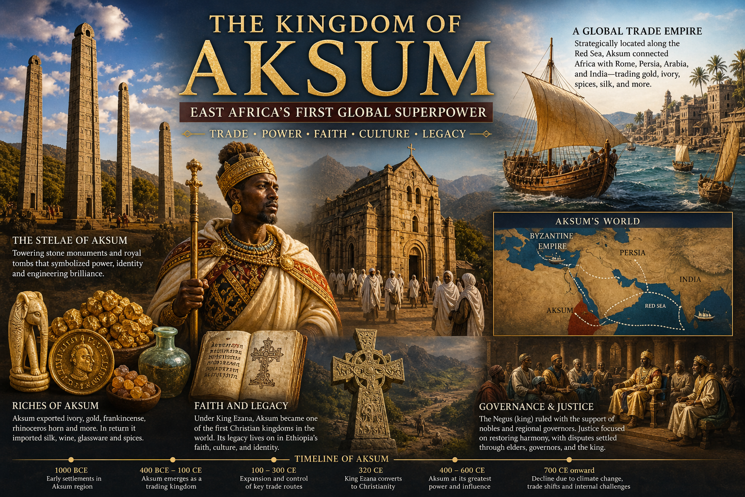 The Kingdom of Aksum: East Africa’s First Global Superpower